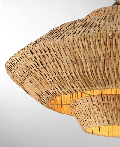 product image for Luca Rattan 3 Tier Chandelier By Lumanity 5 86