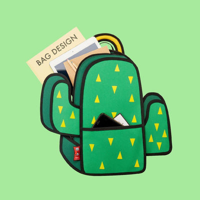 product image for pop art backpack cactus design by bd 2 79