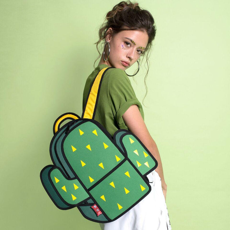 media image for pop art backpack cactus design by bd 3 24
