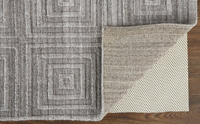 product image for Tatem Hand Woven Linear Beige/Gray Rug 5 61