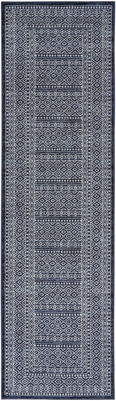 product image for palermo navy grey rug by nourison nsn 099446720382 2 12
