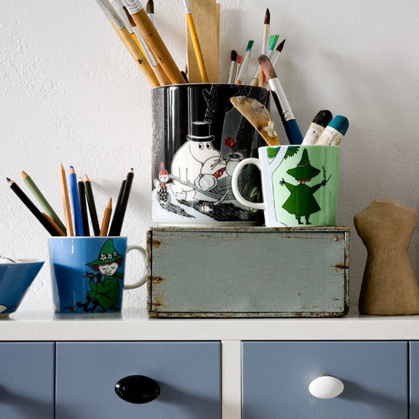 media image for Snufkin Green Mug Design by Tove Jansson X Tove Slotte for Iittala 221