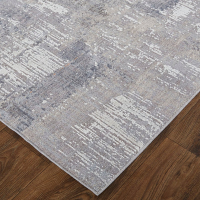 product image for Inger Abstract Gray/Blue Rug 4 39