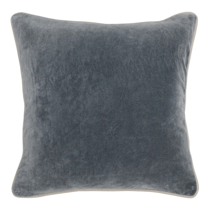 media image for heirloom velvet stone gray pillow 1 273