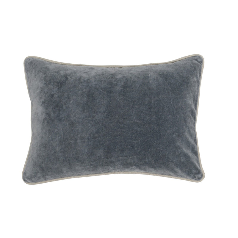 media image for heirloom velvet stone gray pillow 1 1 25
