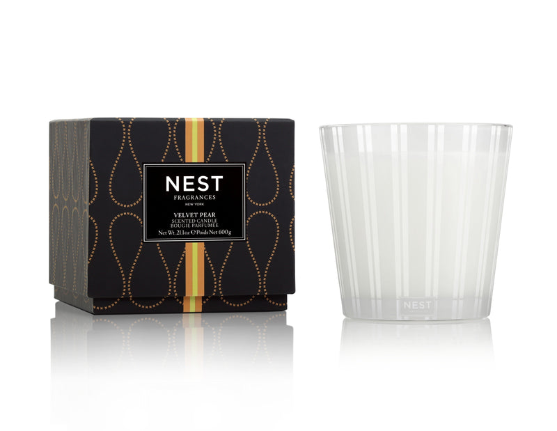 media image for velvet pear 3 wick candle design by nest fragrances 1 267