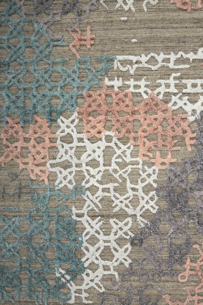 product image for huntley handwoven abstract coral pink blue taupe 3ft 6in x 5ft 6in rug news by bd fine elsr6890mlt000c50 7 16