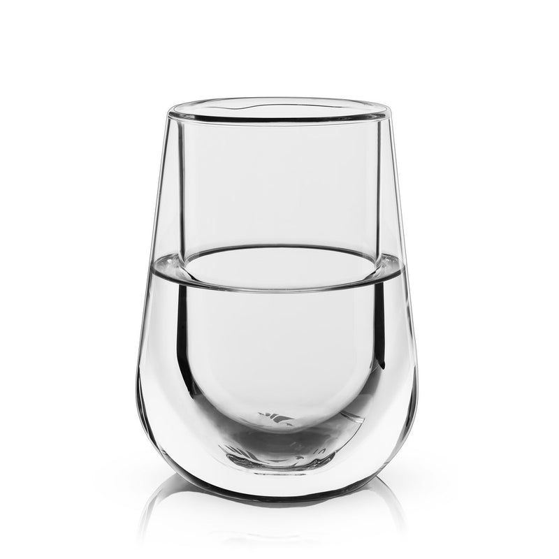 media image for glacier double walled chilling wine glass 1 251