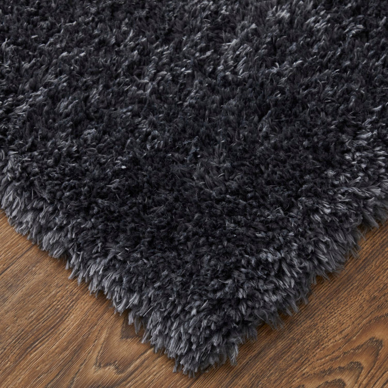 media image for loman solid color classic black charcoal rug by bd fine drnr39k0blkchlh00 5 295