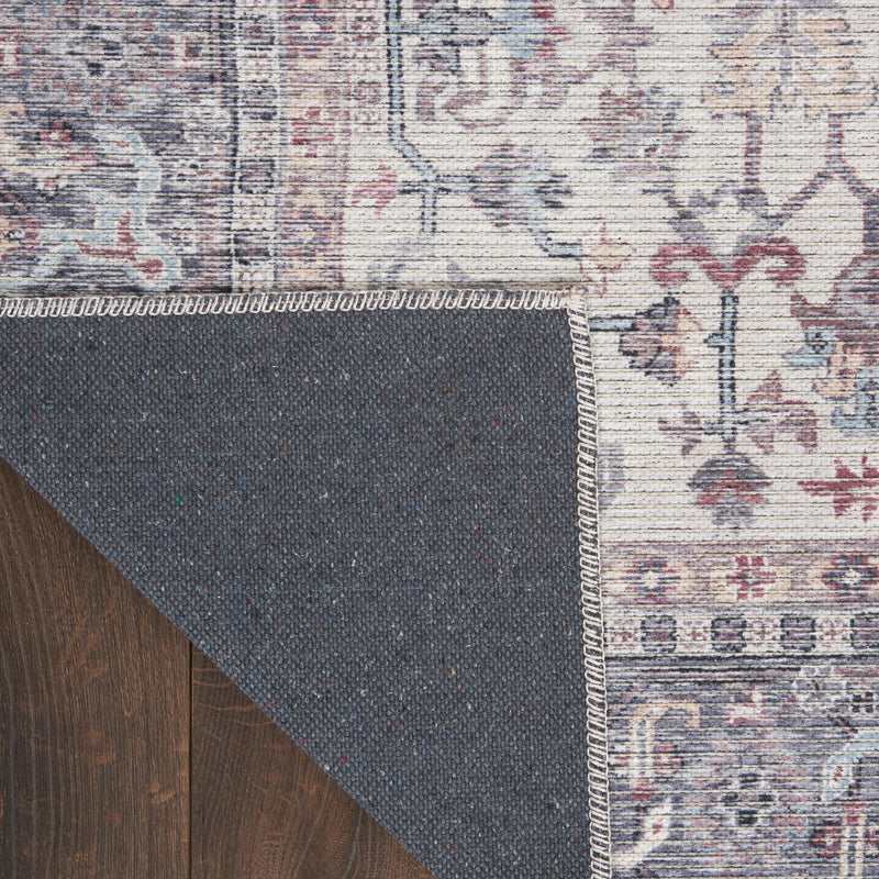 media image for Nicole Curtis Machine Washable Series Grey Vintage Rug By Nicole Curtis Nsn 099446164674 2 270