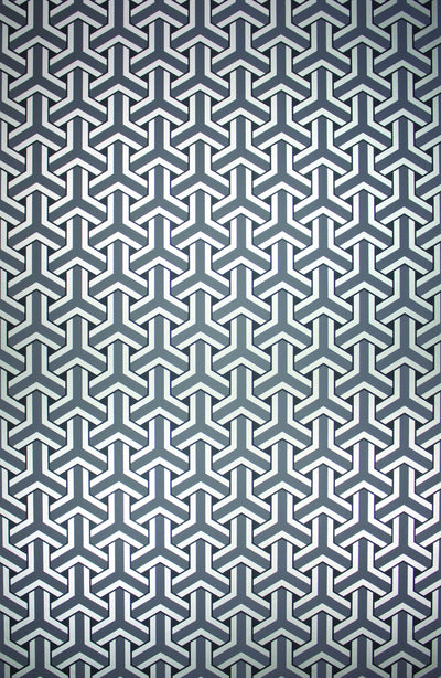 product image for Trifid Wallpaper in Paynes Grey Color 62