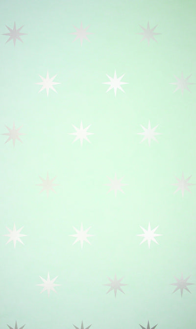 product image for Coronata Star Wallpaper in aqua Color 23