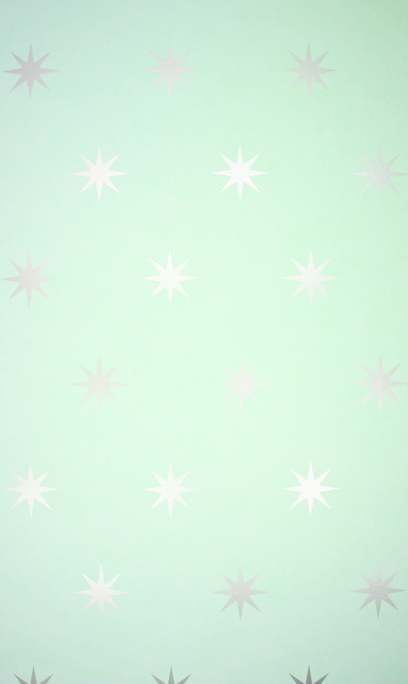 media image for Coronata Star Wallpaper in aqua Color 299