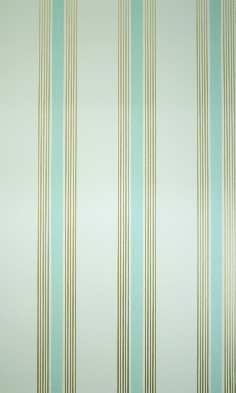 media image for Grosvenor Wallpaper in turquoise from the Strand Collection by Osborne & Little 221