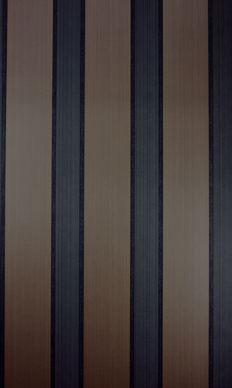 media image for Portland Wallpaper in black and brown from the Strand Collection by Osborne & Little 252