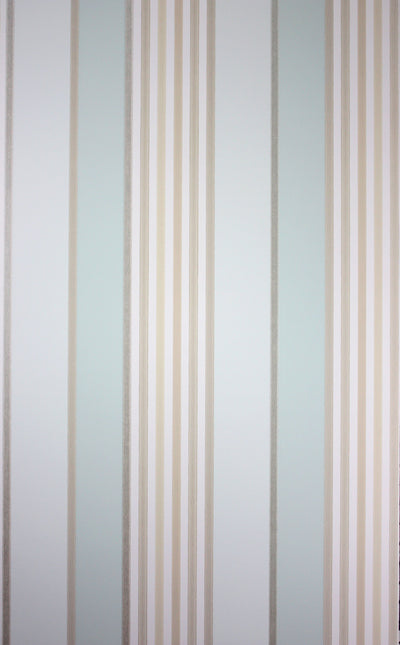 product image of Marylebone Wallpaper in turquoise and tan from the Strand Collection by Osborne & Little 554