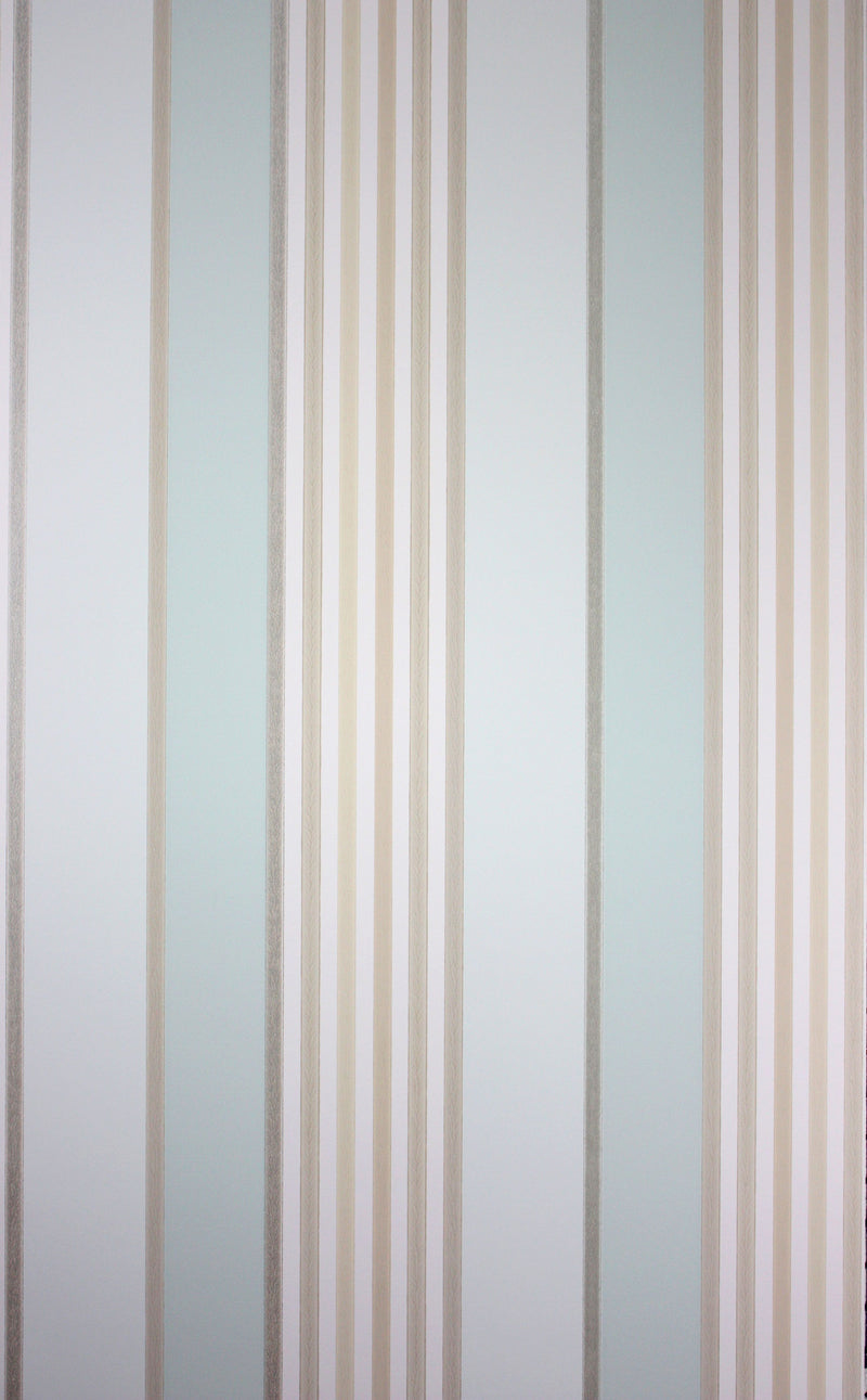 media image for Marylebone Wallpaper in turquoise and tan from the Strand Collection by Osborne & Little 283