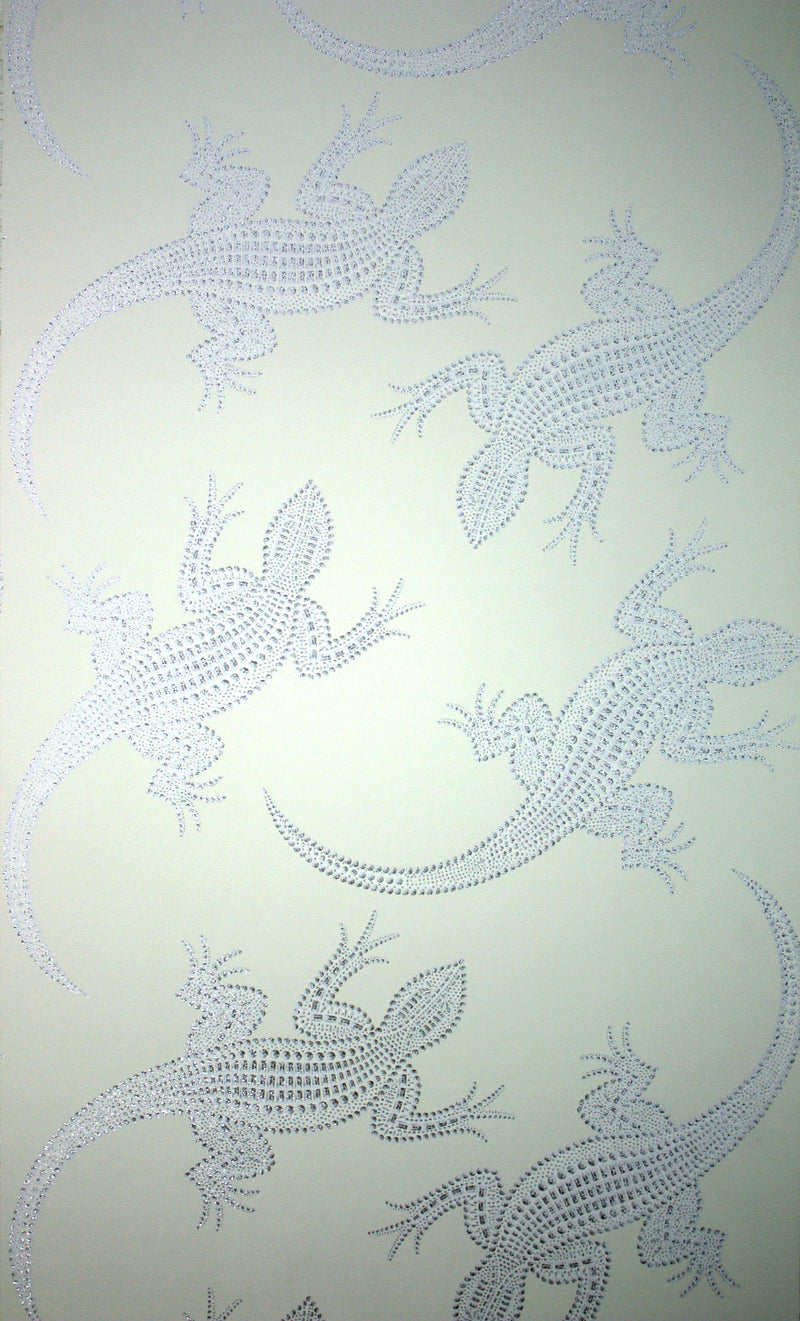 media image for Komodo Wallpaper in silver Color by Osborne & Little 213