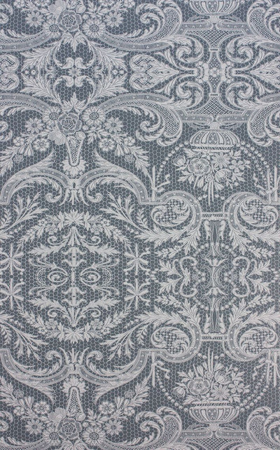 product image for Orangery Lace Wallpaper in gray from the Belvoir Collection by Matthew Williamson 16