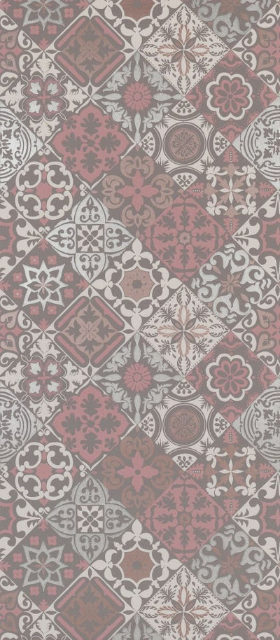 product image for Cervo Wallpaper in red and brown from the Manarola Collection by Osborne & Little 16
