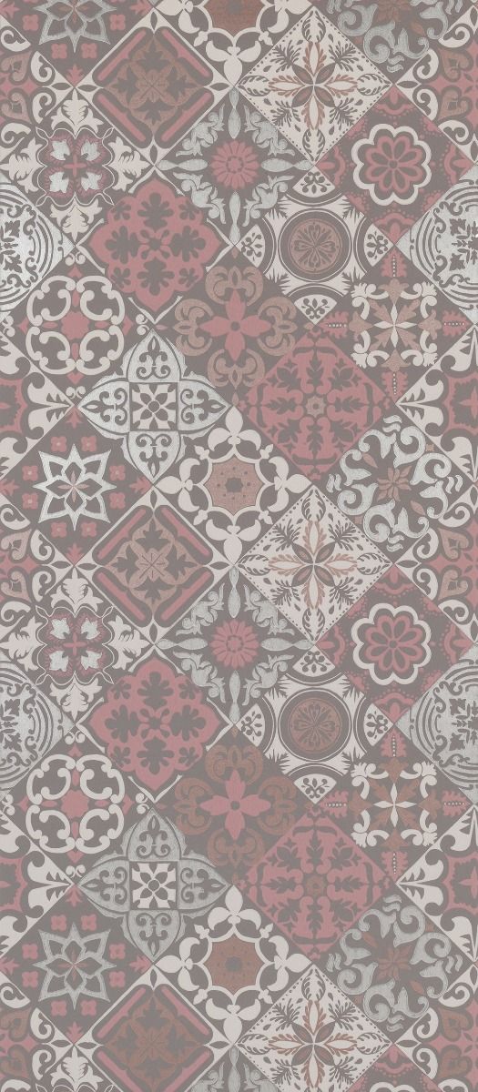 media image for Cervo Wallpaper in red and brown from the Manarola Collection by Osborne & Little 221