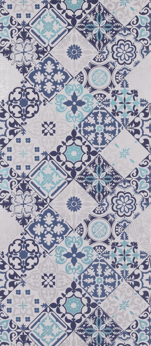 media image for Cervo Wallpaper in blue and turquoise from the Manarola Collection by Osborne & Little 24