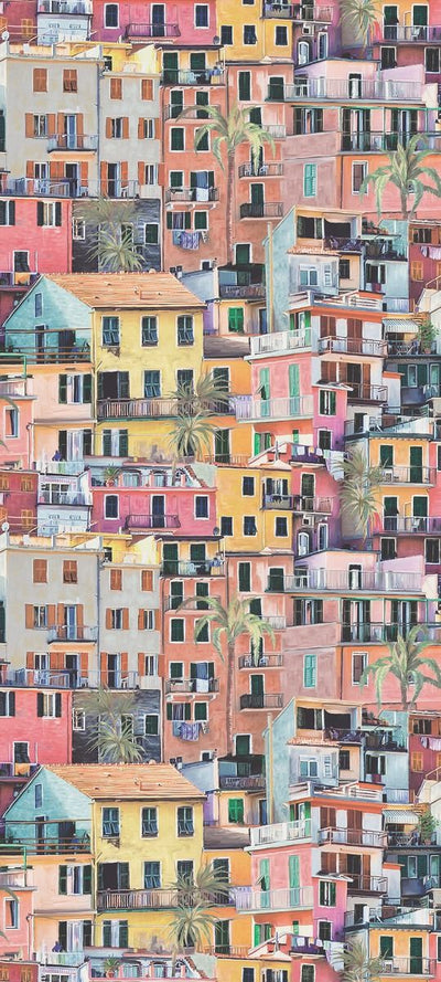 product image for Portovenere Wallpaper in multi-color from the Manarola Collection by Osborne & Little 29