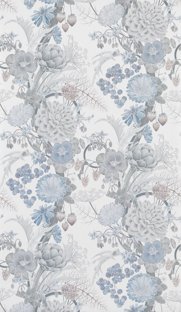 media image for Carlotta Wallpaper in ash gray from the Manarola Collection by Osborne & Little 280