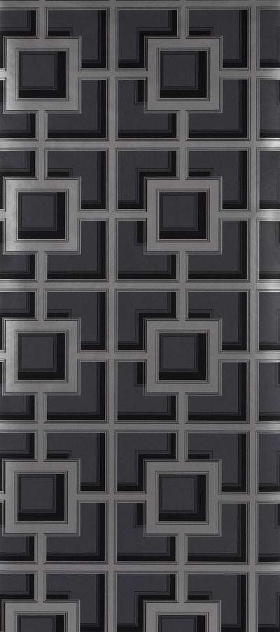 product image for Camporosso Wallpaper in black from the Manarola Collection by Osborne & Little 49