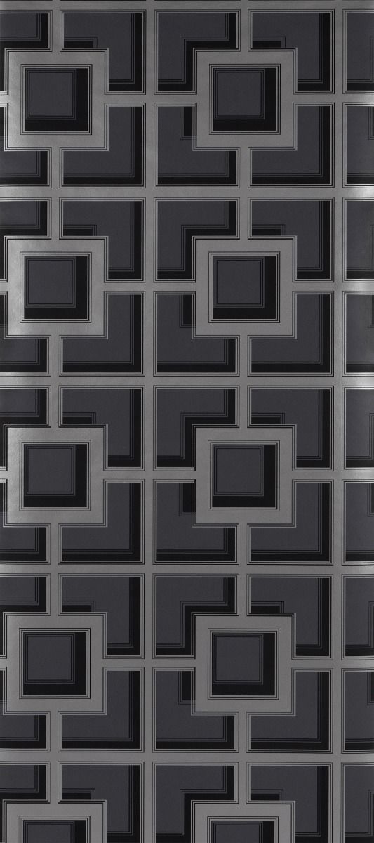 media image for Camporosso Wallpaper in black from the Manarola Collection by Osborne & Little 213