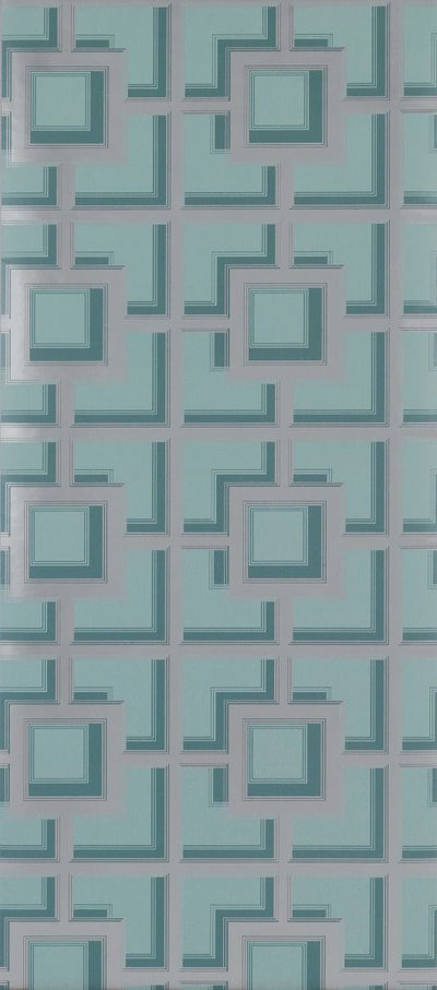 product image of Sample Camporosso Wallpaper in turquoise from the Manarola Collection by Osborne & Little 558