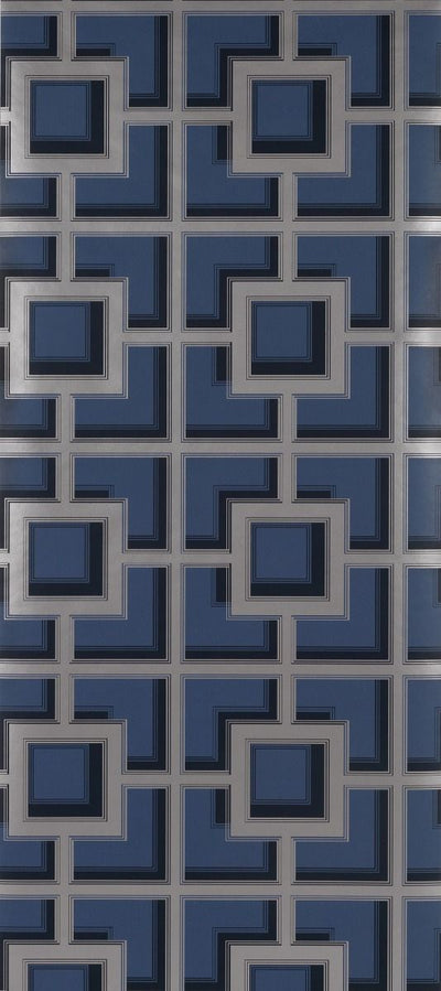 product image for Camporosso Wallpaper in blue from the Manarola Collection by Osborne & Little 41