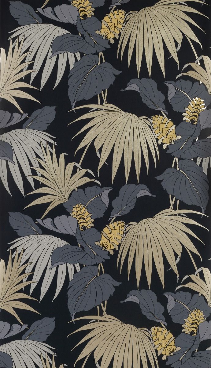 media image for Vernazza Wallpaper in black and beige from the Manarola Collection by Osborne & Little 21