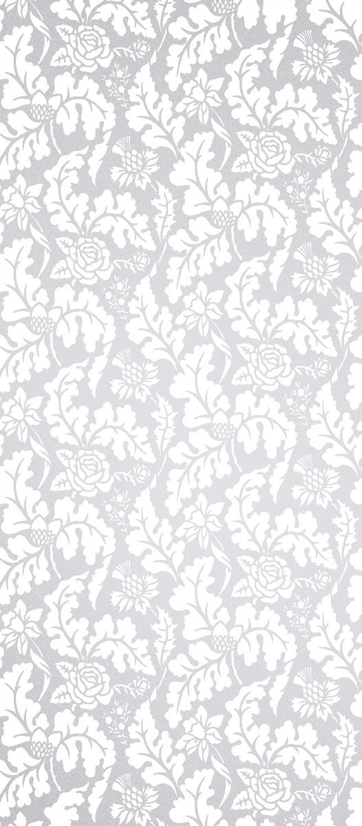 media image for British Isles Damask Wallpaper in silver from the Manarola Collection by Osborne & Little 241