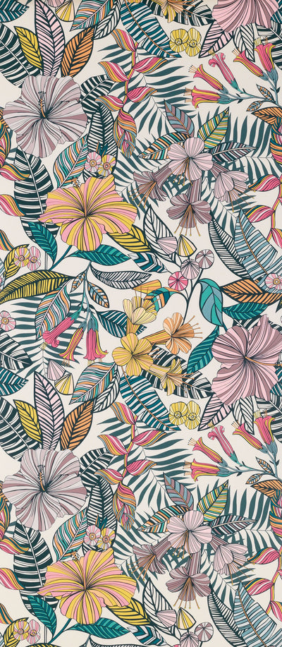 product image of Valldemossa Wallpaper in colourful flowers from the Deya Collection by Matthew Williamson 539