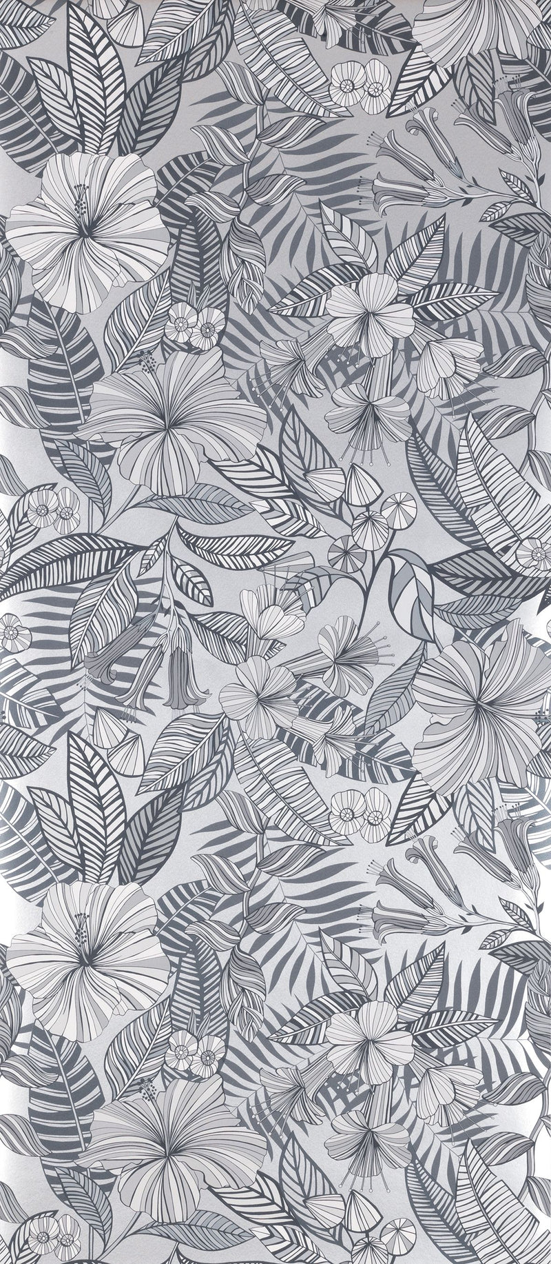 media image for Valldemossa Wallpaper in gray from the Deya Collection by Matthew Williamson 235
