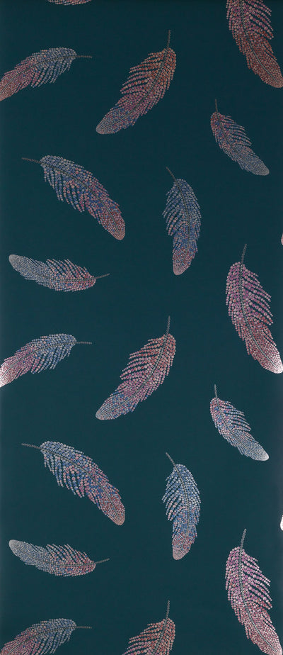 product image of Adornado Wallpaper in dark green from the Deya Collection by Matthew Williamson 579