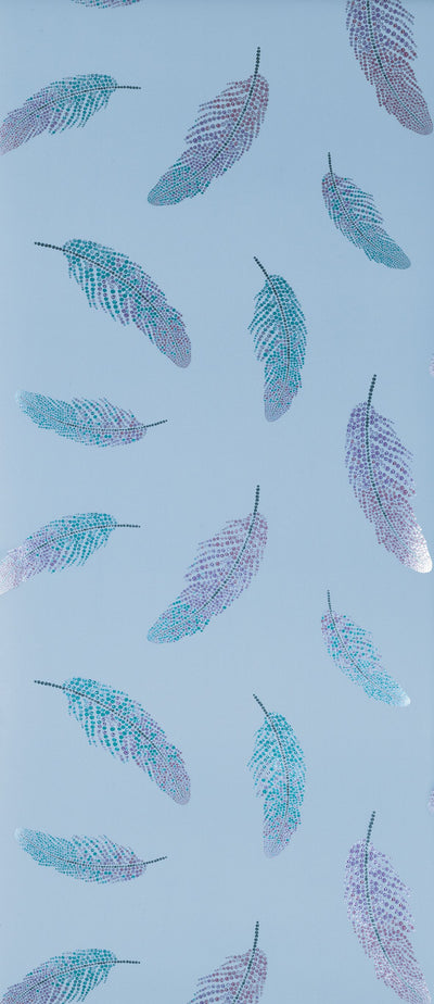 product image of Adornado Wallpaper in turquoise from the Deya Collection by Matthew Williamson 557