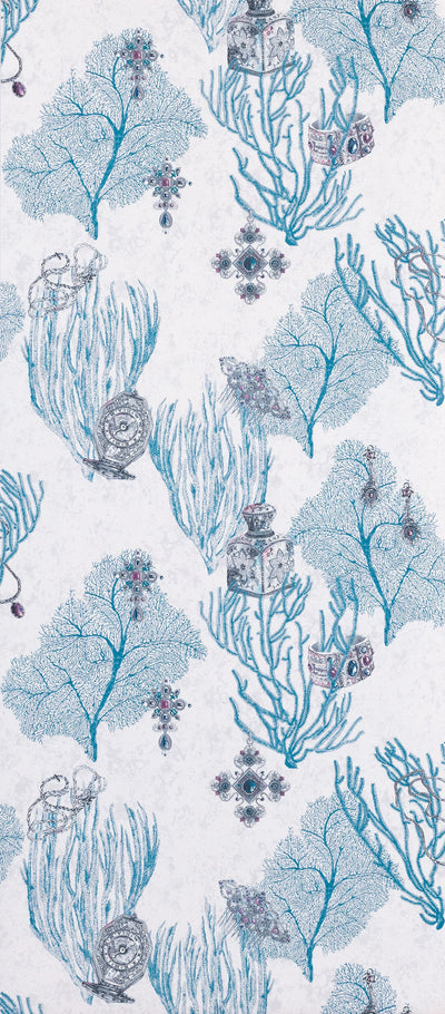 product image of Coralino Wallpaper in blue from the Deya Collection by Matthew Williamson 531
