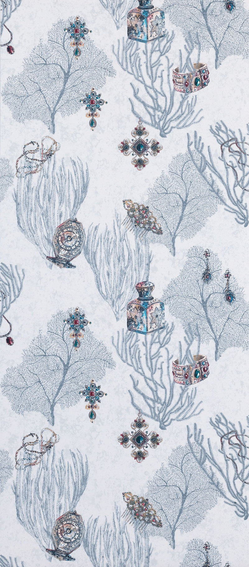 media image for Coralino Wallpaper in gray from the Deya Collection by Matthew Williamson 243