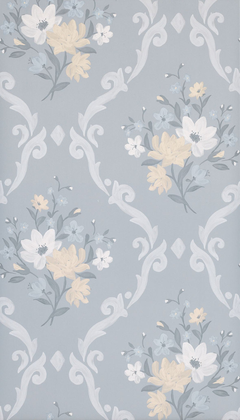 media image for Almudaina Wallpaper in gray from the Deya Collection by Matthew Williamson 227
