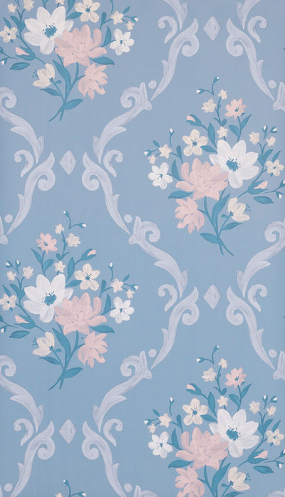 product image of Almudaina Wallpaper in blue from the Deya Collection by Matthew Williamson 519