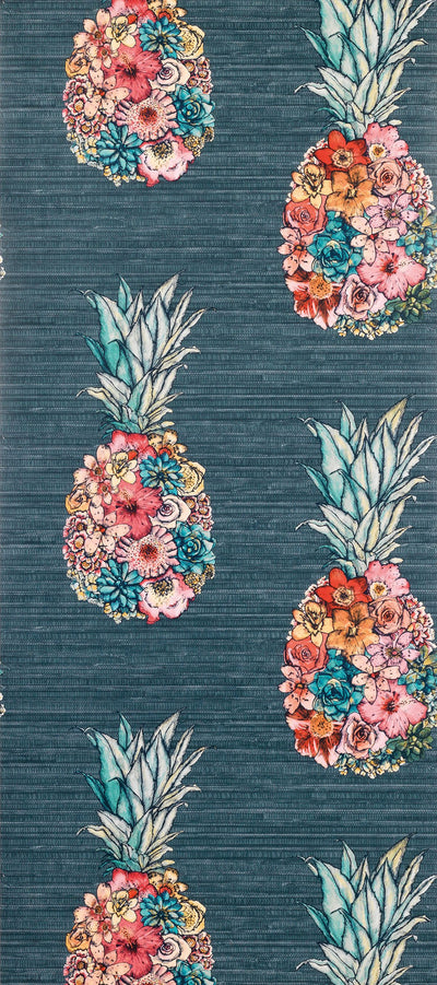 product image of Ananas Wallpaper with colourful petals from the Deya Collection by Matthew Williamson 59
