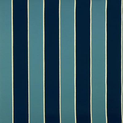 product image of Regency Stripe Peacock Flocked Wallpaper 527