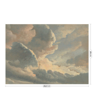 product image for Golden Age Clouds No.4 Wall Mural 53