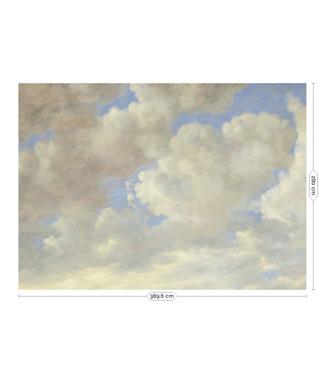 media image for Golden Age Clouds No. 2 Wall Mural by KEK Amsterdam 265