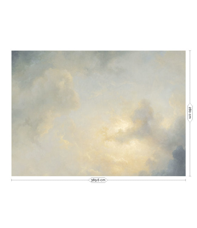 media image for Golden Age Clouds Wall Mural by KEK Amsterdam 269
