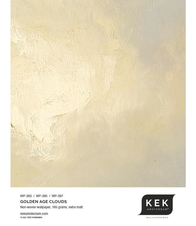 media image for Golden Age Clouds Wall Mural by KEK Amsterdam 25