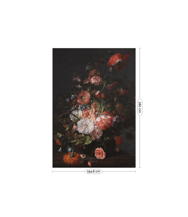 media image for Golden Age Flowers No.3 Wall Mural 20