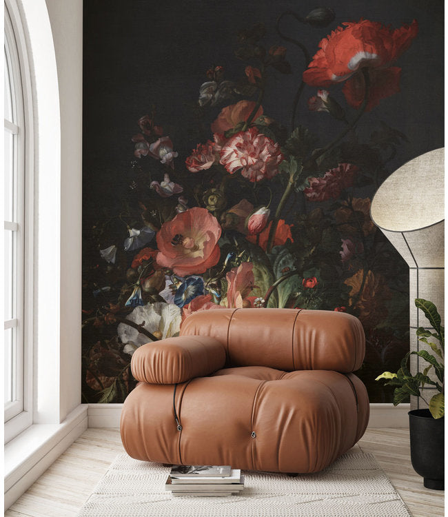 media image for Golden Age Flowers No.3 Wall Mural 235